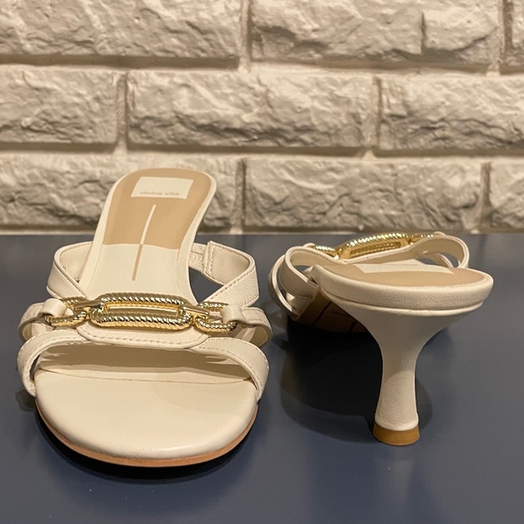 Lerah Heels Bone Leather - Picture 7 of 9